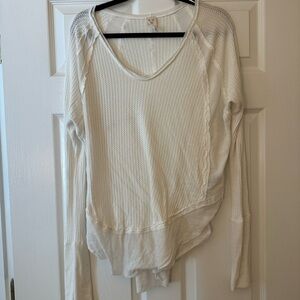 We The Free Cream Long Sleeve Top